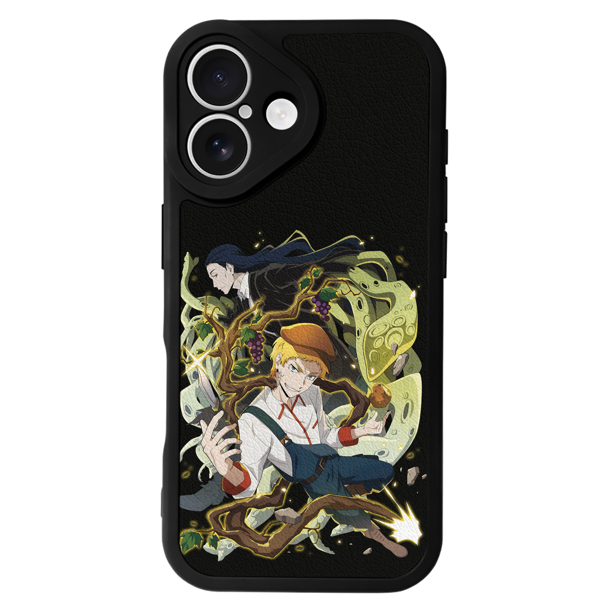 （画像用） 文豪ストレイドッグス Bungo Stray Dogs 【iPhone 16シリーズ対応】シリコンスマホケース（レザー調） 材質：シリコン